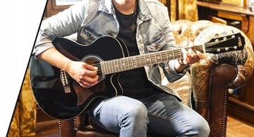 НАБОР аксессуаров для электроакустической гитары MAX черного цвета