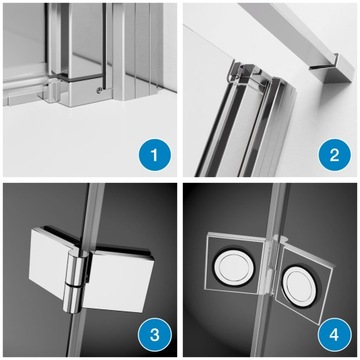 Parawan wannowy RADAWAY Nes PND I 130 L UltraClear