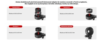 Универсальный телескопический адаптер SOM2 для смартфонов.