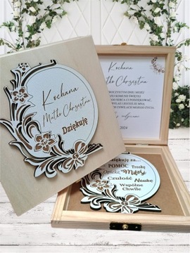 Благодарность Крестным родителям за причастие, ПОДАРОК ​​на крещение