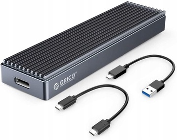 Черный чехол Orico для SSD-накопителя M.2 NVMe PCI-e 10 Гбит/с USB-C емкостью до 2 ТБ