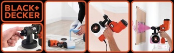 BLACK DECKER HVLP200 РУЧНОЙ КРАСКОРАСПЫЛИТЕЛЬ