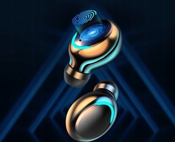 БЕСПРОВОДНЫЕ НАУШНИКИ-ВКЛАДЫШИ БЕСПРОВОДНОЙ BLUETOOTH ЧЕХОЛ BT 5.0 + POWERBANK