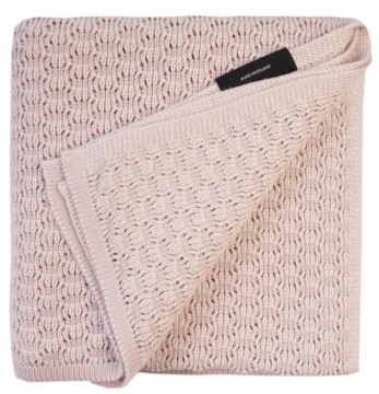 LULLALOVE KOC BAMBUSOWY KOCYCK OTULACZ PUDROWY BEŻ