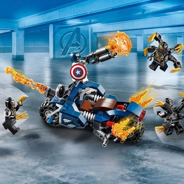 LEGO MARVEL 76123 Капитан Америка: Атака всадников
