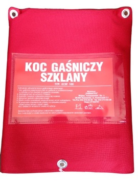 KOC GAŚNICZY SZKLANY Ppoż KOMINEK FIRMA POLSKI
