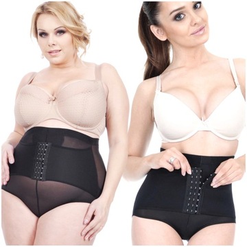 Orirose MAJTKI mocno WYSZCZUPLAJĄCE brzuch modelujące talię PUSH-UP SIZE+