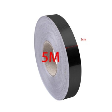 Настенная лента липкая гибкая настенная ПВХ черная 2см