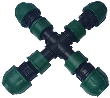 Rozdzielacz PE KOLEKTOR CZWÓRNIK RURA - 4 x 25 mm - IRRITEC