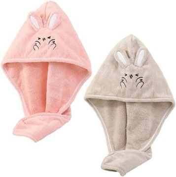 Мягкие полотенца 4 мультяшные шапочки для сухих волос для волос