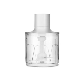 Ручной блендер Zelmer ZHB4553S, 800 Вт, белый, мерный стакан, измельчитель, миксер