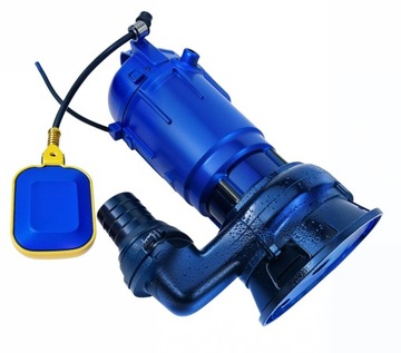 POMPA DO WODY BRUDNEJ SZAMBA Z ROZDRABNIACZ-EM 3850W ZATAPIALNA PŁYWAK-IEM