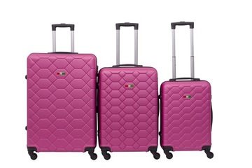 НАБОР ДОРОЖНЫЙ ЧЕМОДАН НАБОР БАГАЖНАЯ СУМКА СУМКА 3 шт. АМСТЕРДАМ