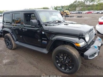 Jeep Wrangler IV 2024 Jeep Wrangler Jeep Wrangler Sahara 4XE od firmy ubezpieczeniowej 2.0 375KM, zdjęcie 5