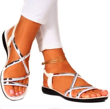 SANDAŁY SPORTOWE DAMSKIE Z GUMECZKAMI ELEGANCKIE