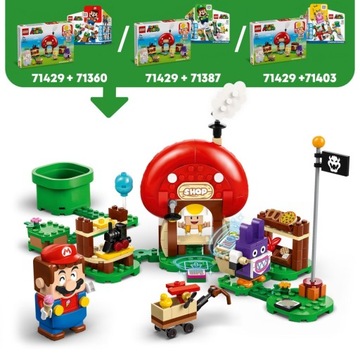 LEGO 71429 SUPER MARIO Наббит в магазине Тоада
