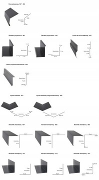 Угол внешний 11x11 Отлив листовой - 603