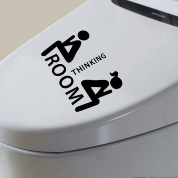 NAKLEJKI NA TOALETĘ HOTELOWĄ NAKLEJKA NA ŚCIANĘ Z REGULAMINEM ŁAZIENKI