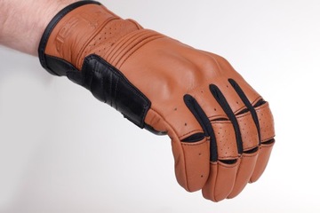 Кожаные мотоциклетные перчатки Husar Maverik Brown