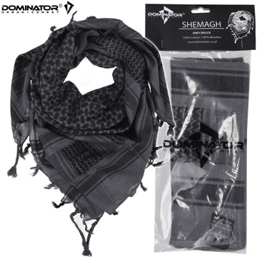 ЗАЩИТНЫЙ ШАРФ БАНДАМА ШЕМАХ ДОМИНАТОР 100х100 СЕРЫЙ/ЧЕРНЫЙ