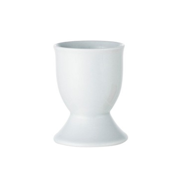 PORCELANOWY Kieliszek Podstawka do Jajka na JAJKO Biały 7.5 cm Mix gatunków