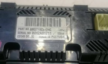 FORD MONDEO MK4 07-14R - PANEL PŘEPÍNAČ KLIMATIZACE BM2T-18C612-HC