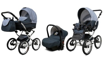 BabyLux Wózek 3w1 dziecięcy spacerówka Margaret
