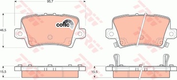 ЗАДНИЕ ДИСКИ + КОЛОДКИ TRW HONDA CIVIC VIII UFO