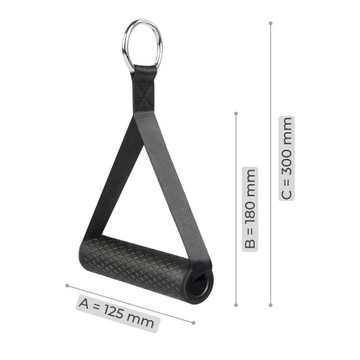 РУЧКИ ДЛЯ ТРЕНИРОВОЧНЫХ ПОДЪЕМНИКОВ НАБОР РУЧОК ИЗ ДВУХ ШТ. ПРОЧНАЯ РЕЗИНА 2 шт.