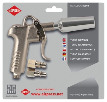 PISTOLET DO PRZEDMUCHIWANIA Z TURBODYSZĄ AIRPRESS