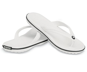 japonki Crocs Crocband Flip - White