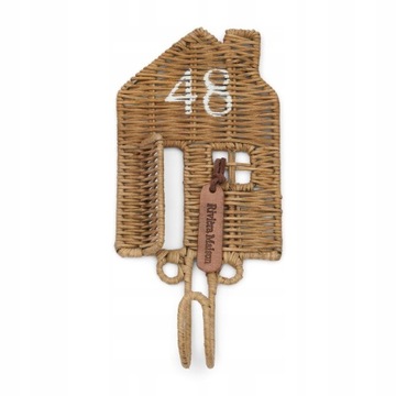 Rattanowy Wieszak Rustic Happy Home Riviera Maison