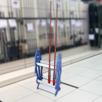 Держатель удочки Съемные удочки Легкая установка Синий дисплей