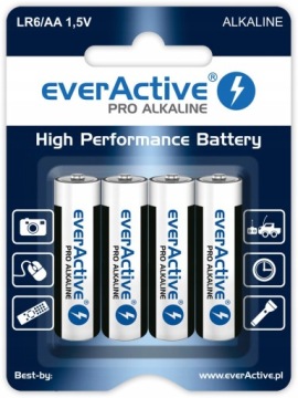 4x BATERIE BATERIA ALKALICZNE AA LR6 R6 PALUSZKI