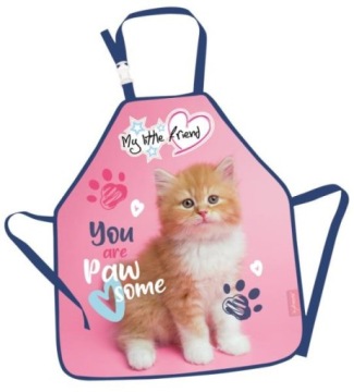 ФАРТУК LITTLE FRIEND ДЛЯ ХУДОЖЕСТВЕННЫХ РАБОТ КОШКА