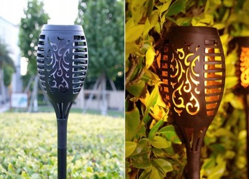 Садовый светильник SOLAR TORCH пламя 1700K M