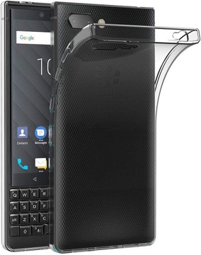 BlackBerry KEY2 etui, przezroczysty silikonow