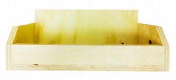 Деревянный ящик на 3 баночки меда, полка, упаковка меда, витрина.