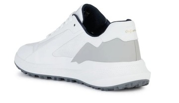 Białe sneakersy GEOX U4536B RESPIRA męskie sportowe buty golf series R44