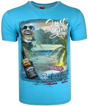 Koszulka męska t-shirt BUTELKA T1142 r. XL