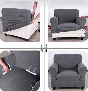 ГИБКИЙ ЧЕХОЛ ДЛЯ 2-МЕСТНОГО ДИВАНА