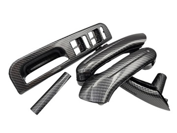 Комплект карбоновых ручек на обшивке двери VOLKSWAGEN Golf IV 1997-2006 гг.