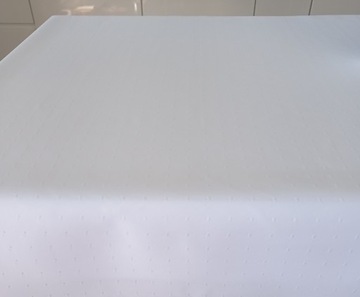 Плотная грязеотталкивающая белая скатерть LUX 200X310