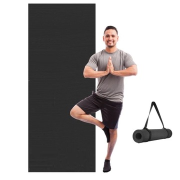 XXL MATA DO ĆWICZEŃ FITNESS JOGI GRUBOŚĆ 1,3cm NBR