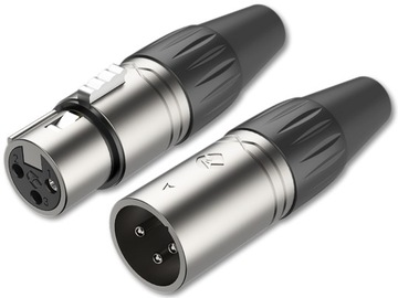 Roxtone XP3FM XLR 3-контактный разъем + гнездо для микрофона для кабеля