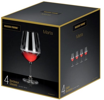 KIELISZKI DO WINA 4SZT 720ML MAISON FORINE BOHEMIA CZECHY
