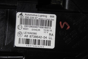 BMW 2 F45 F46 FACELIFT FULL LED PRAVÝ SVĚTLO PŘEDNÍ PRAVÁ