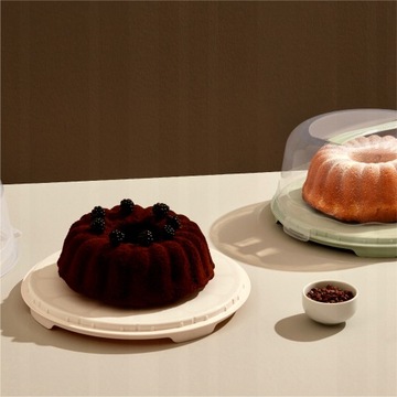 Контейнер для торта, круглая форма для торта, 30 см, БОЛЬШАЯ