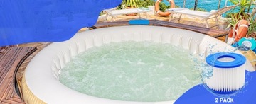2 фильтра для бассейна с джакузи Lay-Z-SPA Фильтрующие вставки Bestway VI