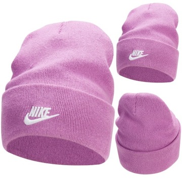 CZAPKA NIKE PEAK ZIMOWA CIEPŁA SPORTOWA RÓŻOWA DAMSKA MISC